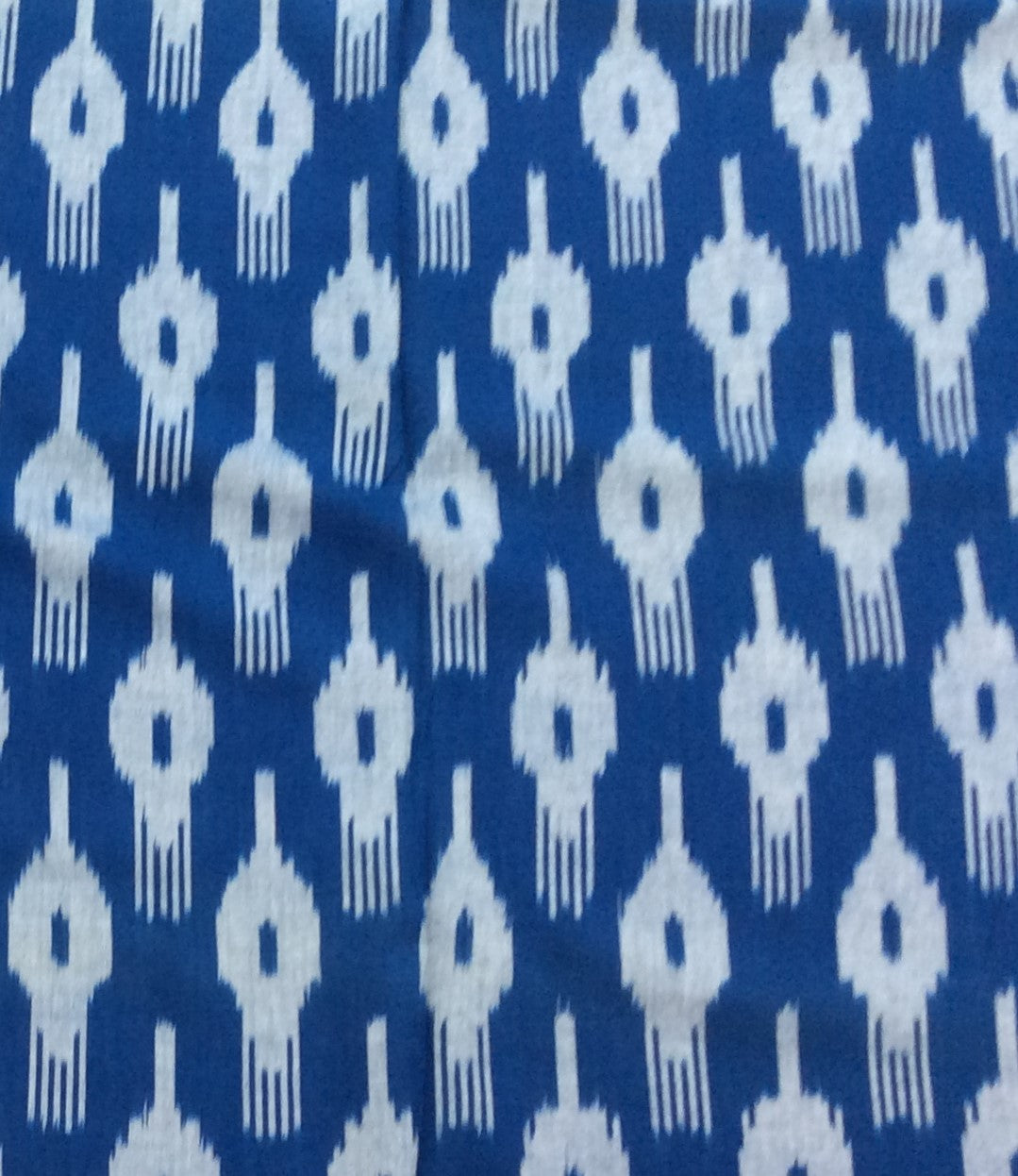 Blue, Grey Cotton Handloom Ikat (SKU: IK-96)