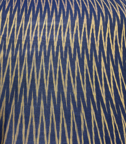Blue Cotton Handloom Ikat (Sku: IK-412)