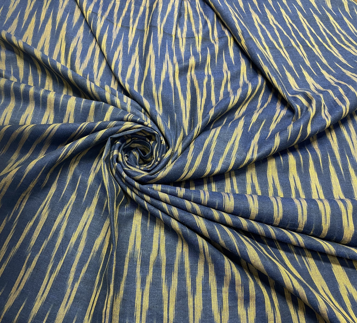 Blue Cotton Handloom Ikat (Sku: IK-412)