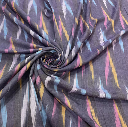 Blue Cotton Handloom Ikat (Sku: I-781)