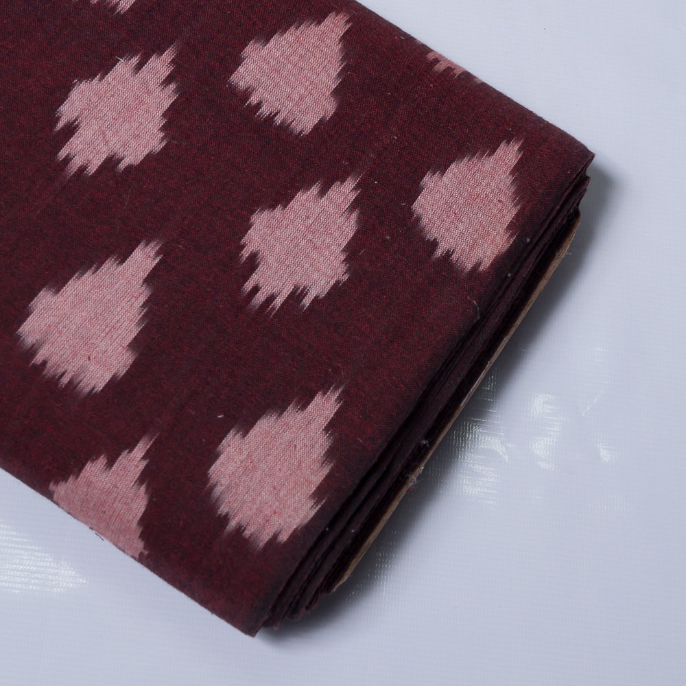 Maroon Fine Quality Cotton Handloom Ikat (Sku: IKK-311)