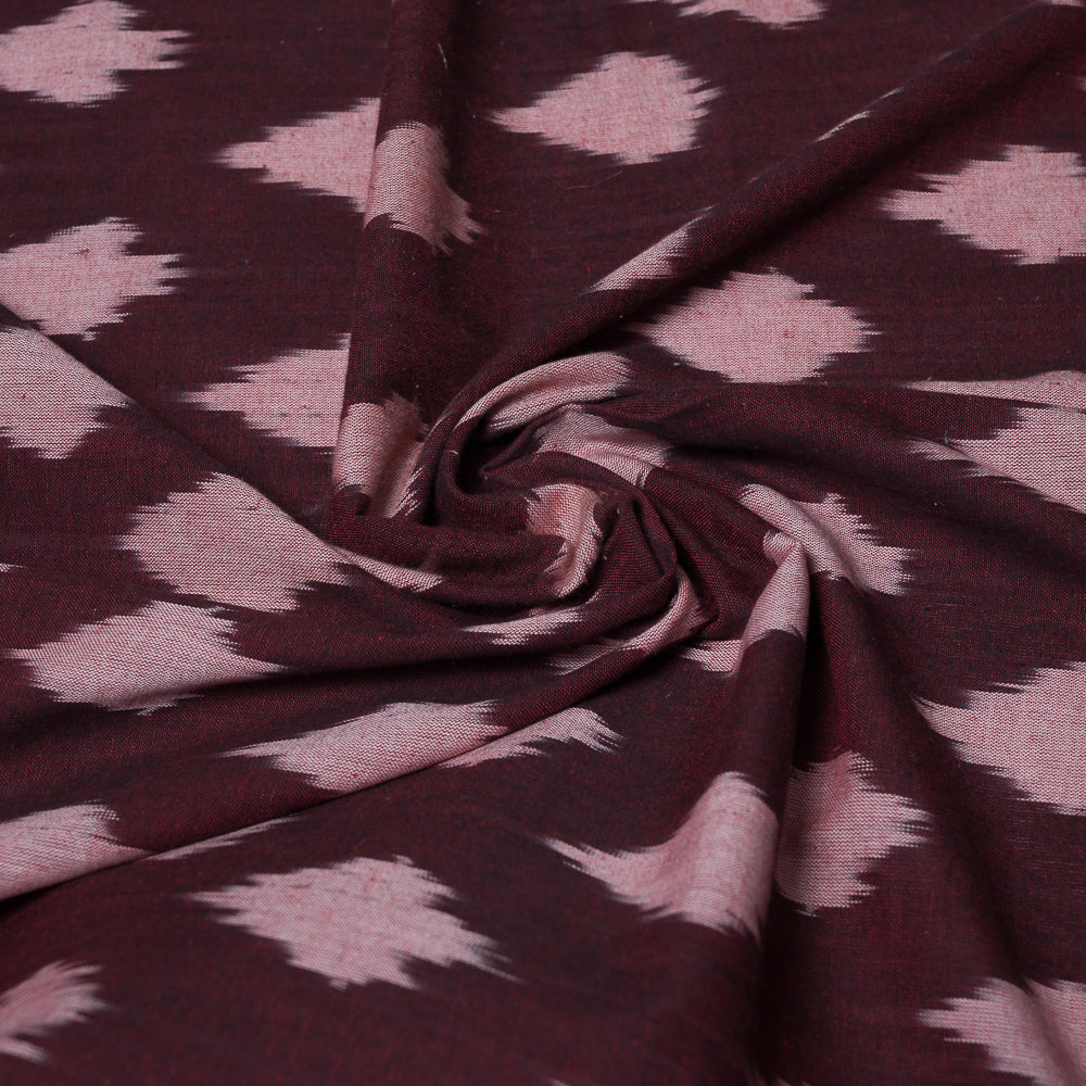 Maroon Fine Quality Cotton Handloom Ikat (Sku: IKK-311)