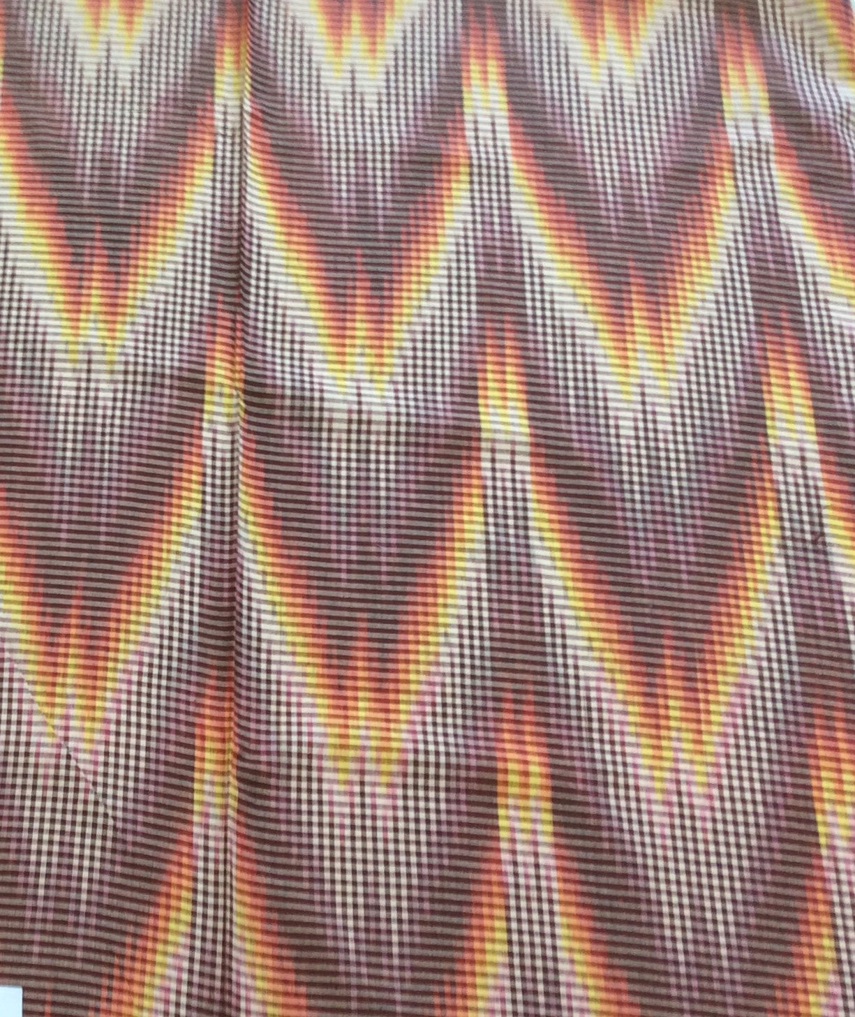 Multicolor Checks Handloom Cotton Ikat (Width: 44 inches or 112 cm)