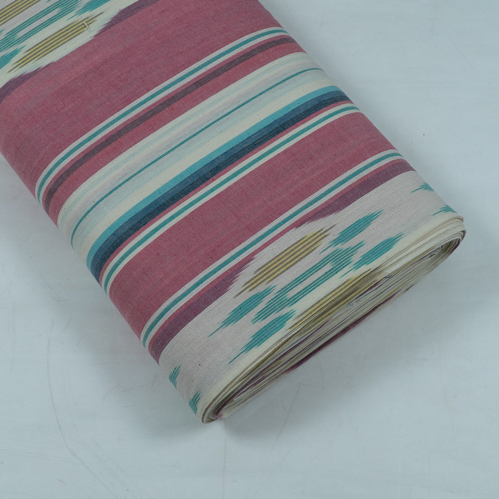 Pink Stripe Cotton Handloom Ikat (Sku: IKK-407)