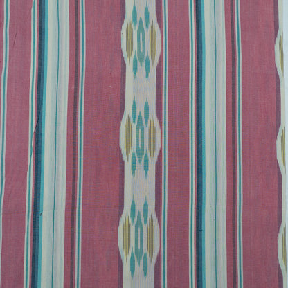 Pink Stripe Cotton Handloom Ikat (Sku: IKK-407)