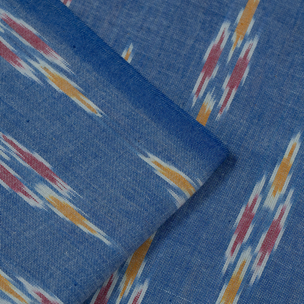 Multi Color Fine Quality Cotton Handloom Ikat (Sku: IKK-468)