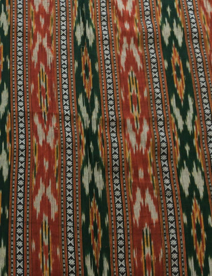 Multicolor Cotton Dobby Handloom Ikat (SKU: IKK-491)