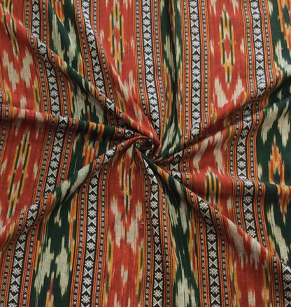 Multicolor Cotton Dobby Handloom Ikat (SKU: IKK-491)