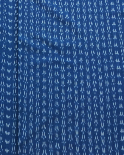 Blue Fine Quality Cotton Handloom Ikat | SKU: IKK-515