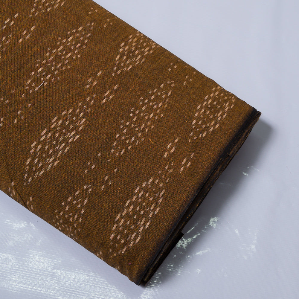 Mustard Color Cotton Handloom Ikat (SKU: IKK-555)