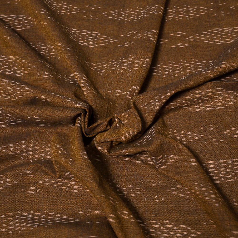 Mustard Color Cotton Handloom Ikat (SKU: IKK-555)