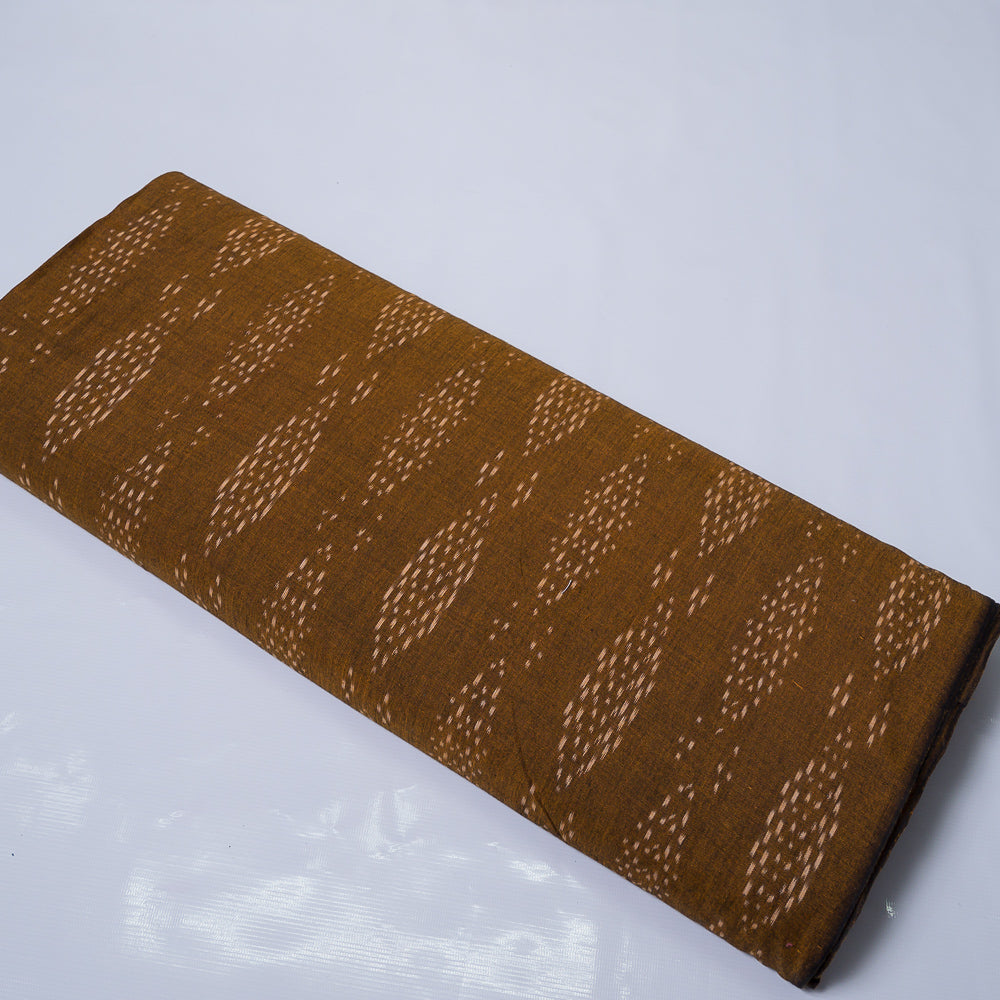 Mustard Color Cotton Handloom Ikat (SKU: IKK-555)