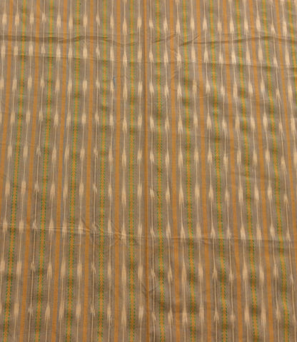 Yellow Color Cotton Dobby Handloom Ikat (SKU: IKK-620)