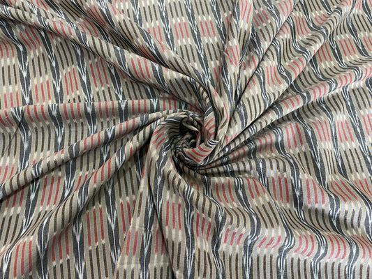 Cotton Handloom Woven Ikat (Sku: IK-133)