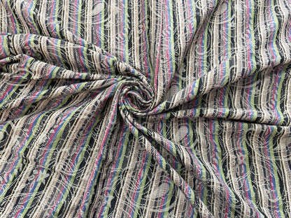 Multi Cotton Jacquard Fabric | SKU : JD-46
