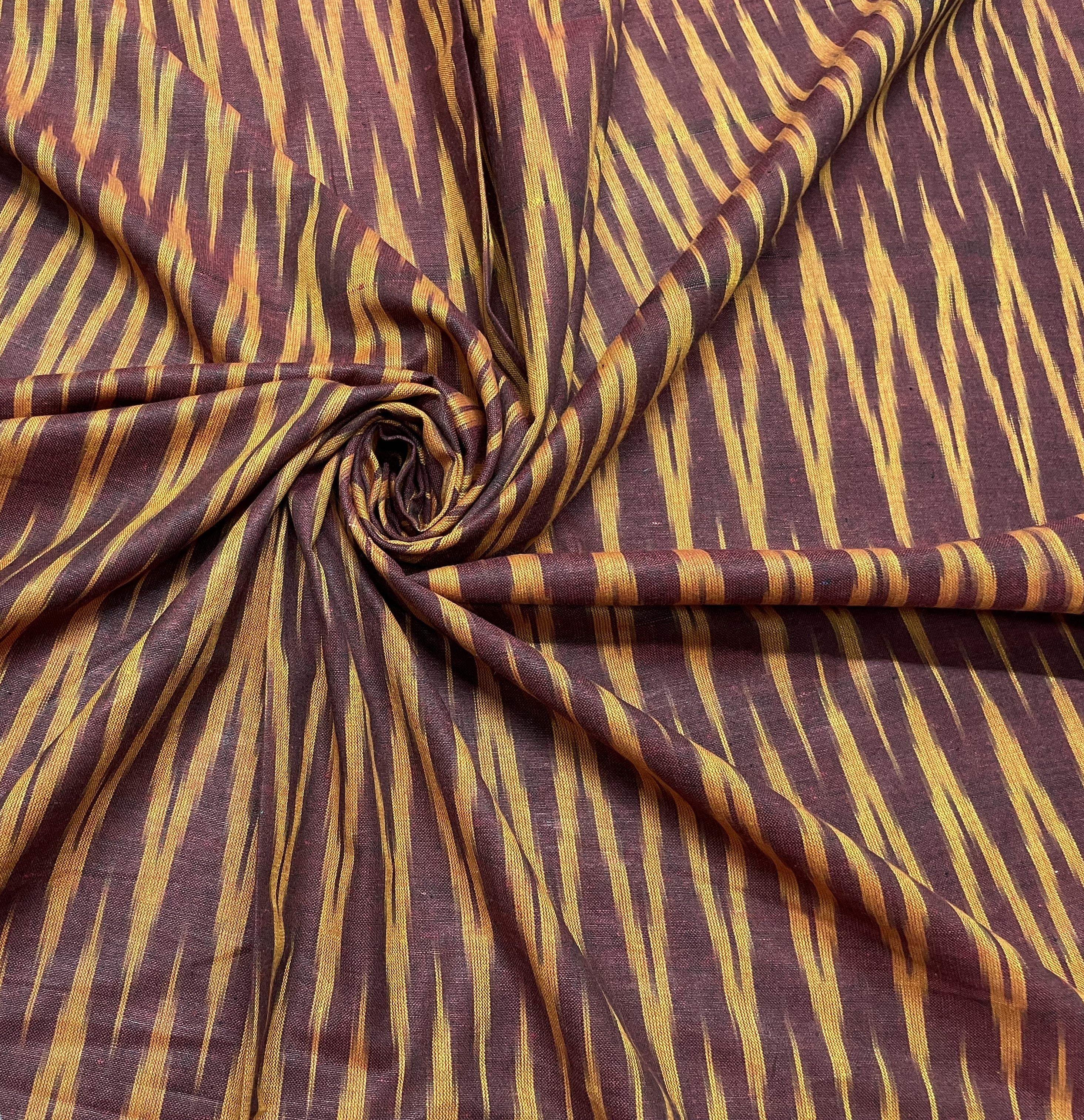 Cotton Chevron Handloom Woven Ikat (Sku: IK-381)