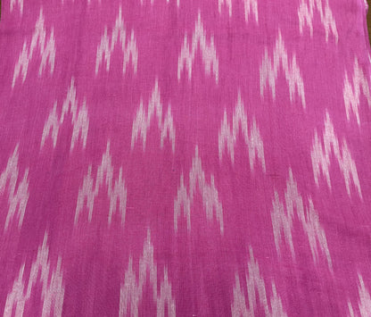 Pink Cotton Handloom Ikat (Sku: IK-368)