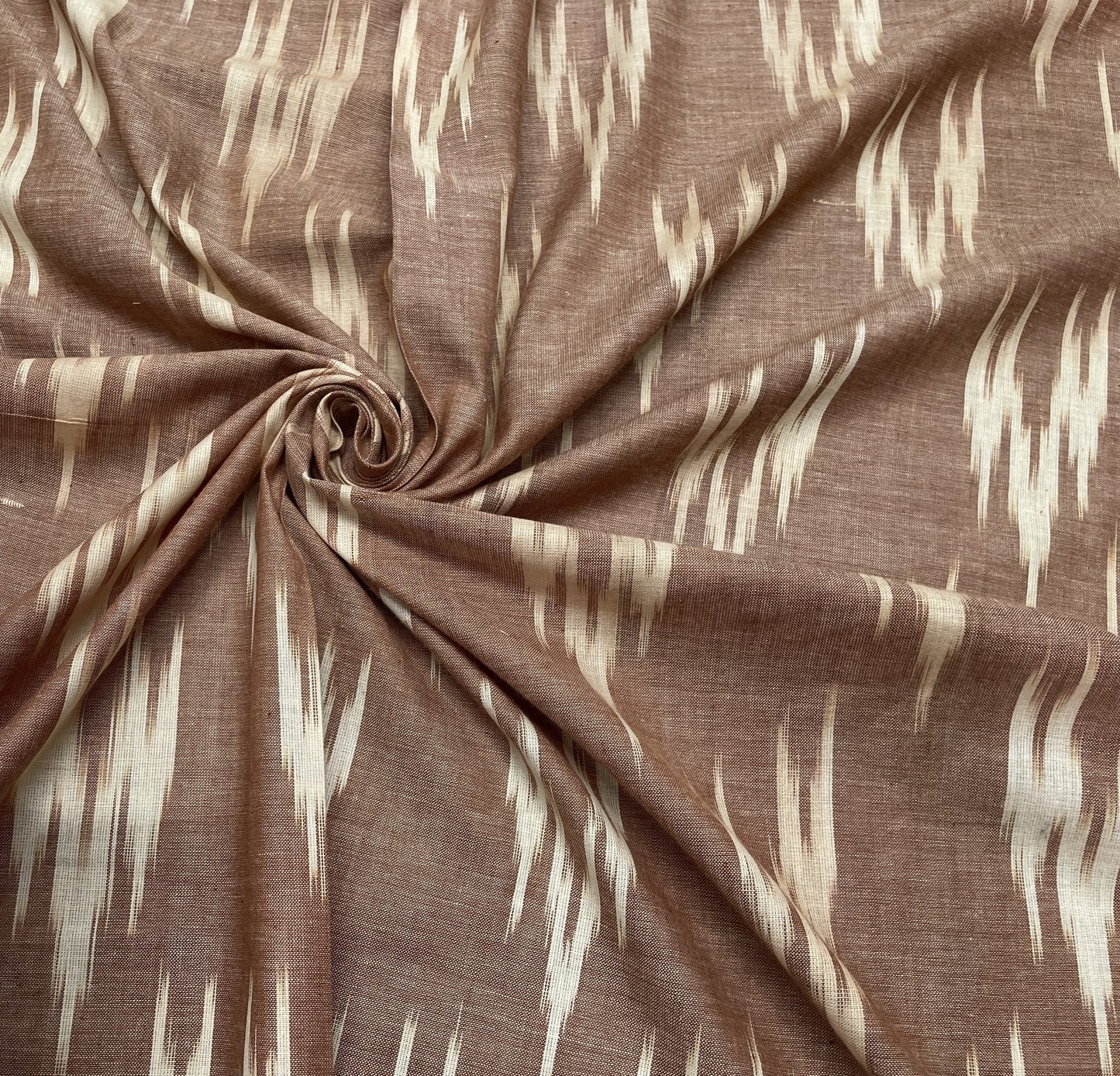 Brown Cotton Handloom Ikat (Sku: I-634)