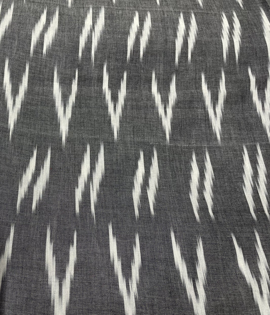 Gray Cotton Handloom Ikat (Sku: IK-414)