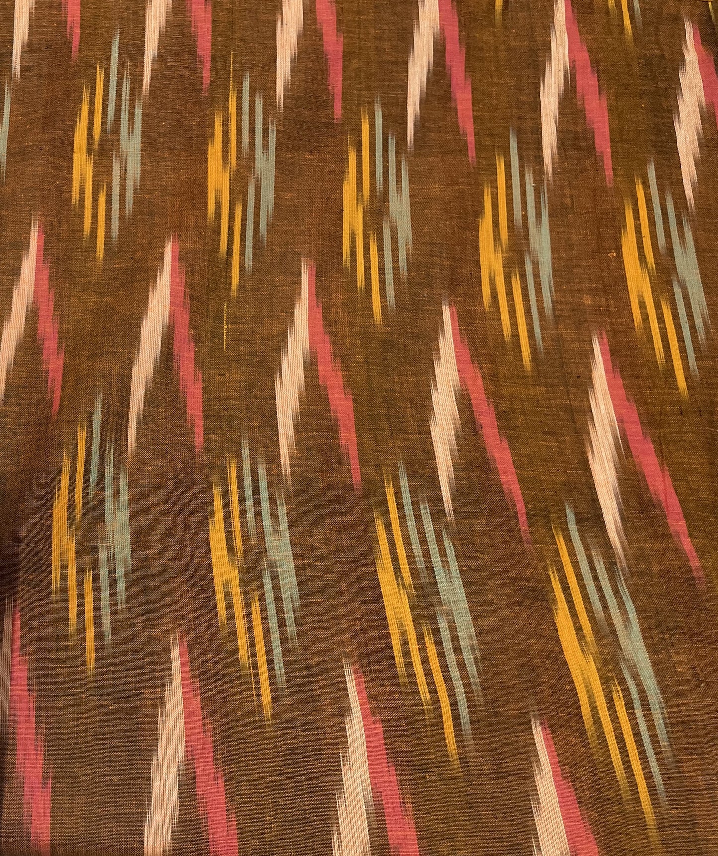 Brown Cotton Handloom Ikat (Sku: I-281)