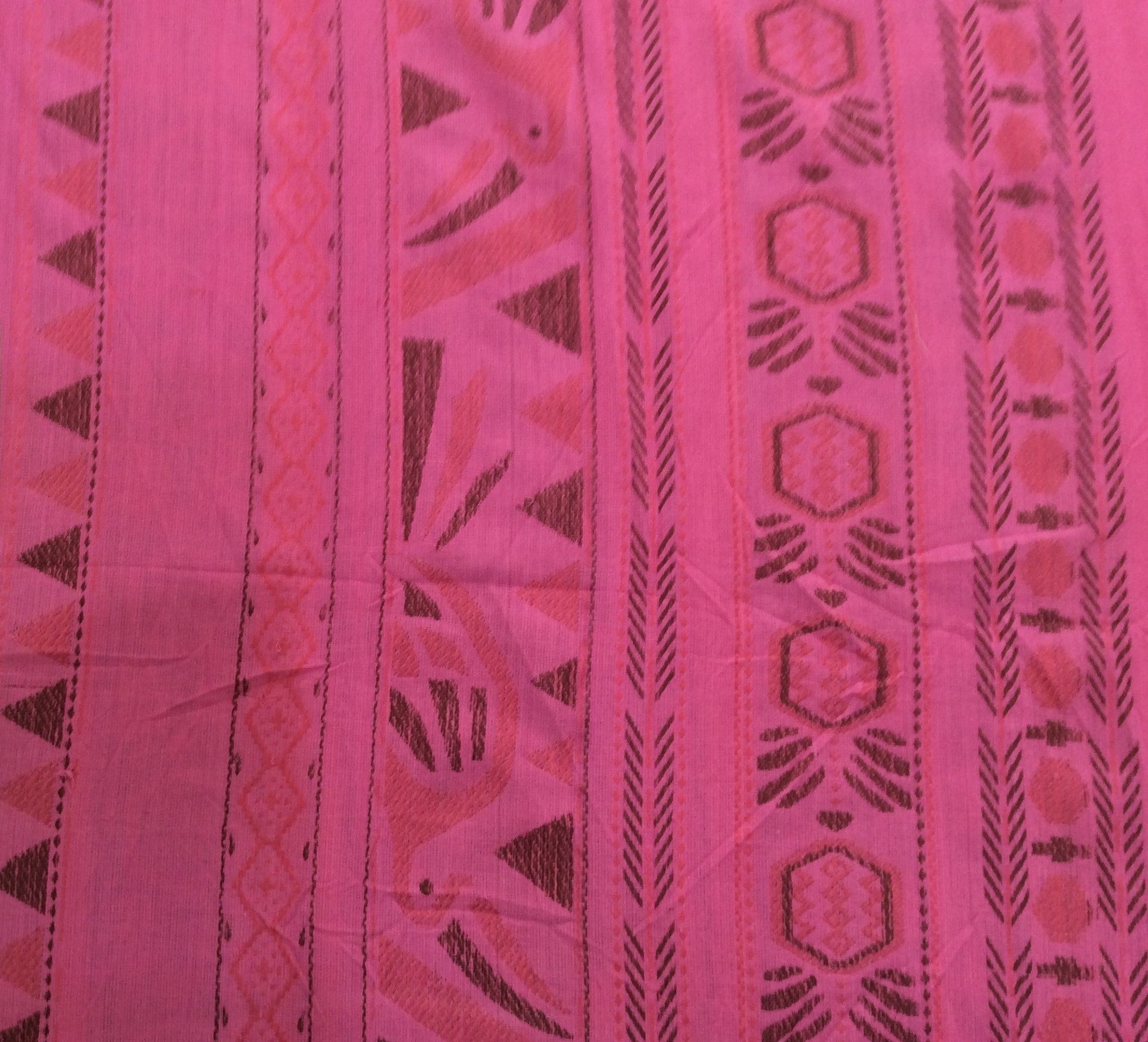 Pink Lightweight Cotton Jacquard (Sku: J-529)