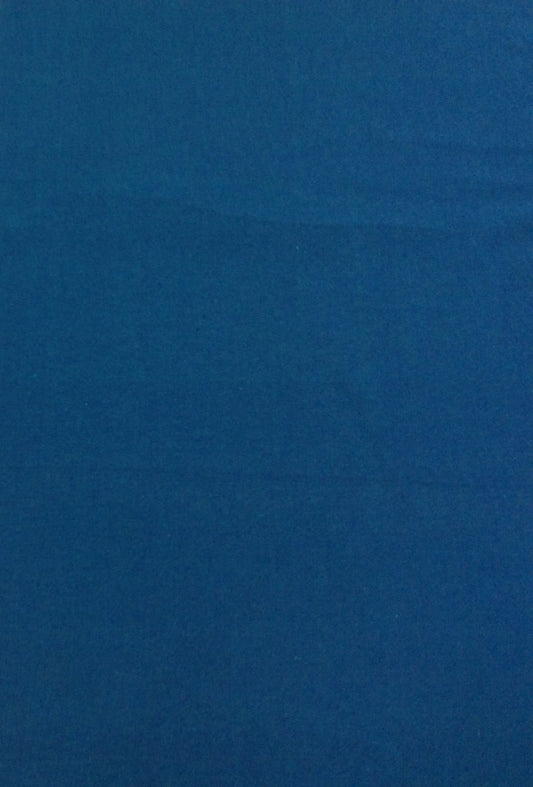Dark Blue Plain Cotton Handloom Ikat