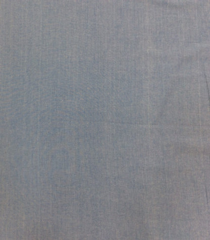 Gray Plain Cotton Handloom Ikat Fabric for Dresses | Width: 44"