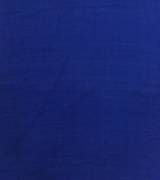 Blue Plain Cotton Handloom Ikat