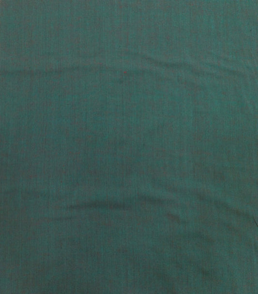 Green Plain Cotton Handloom Ikat