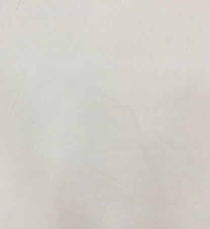 White Plain Cotton Handloom Ikat Fabric for Dresses | Width: 44"