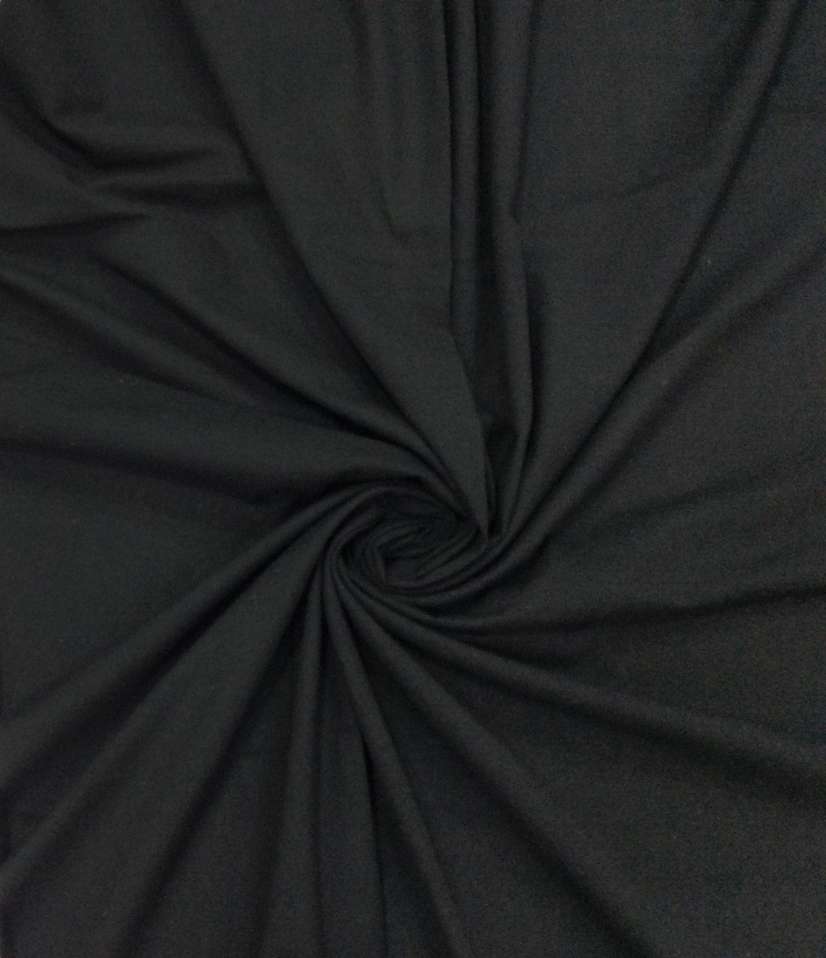 Black Plain Cotton Handloom Ikat