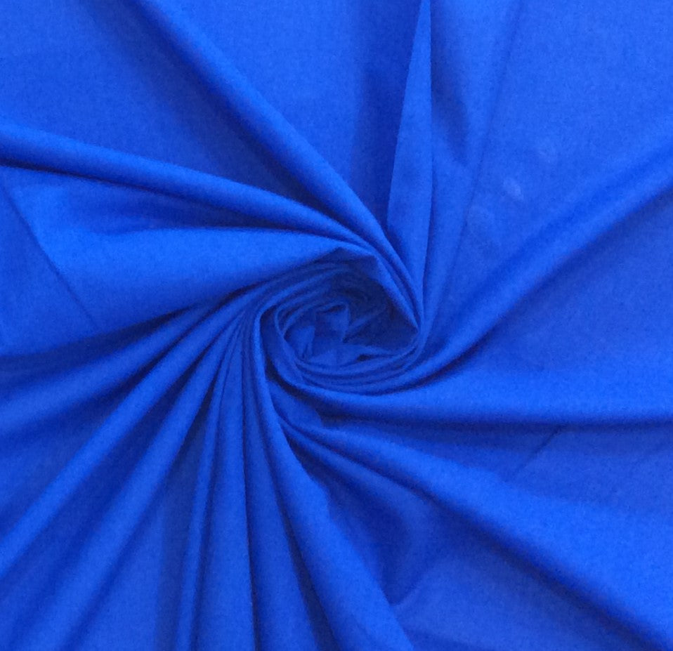 Blue color Plain Fine Quality Cotton Handloom Fabric
