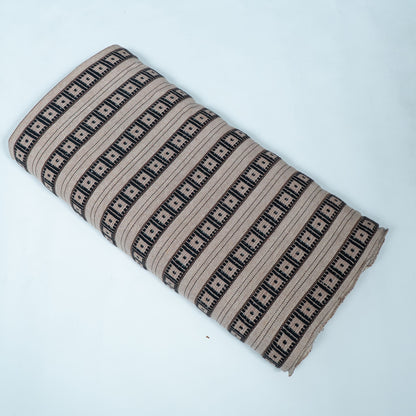 Black & Beige Cotton Blend Jacquard | SKU: J-114