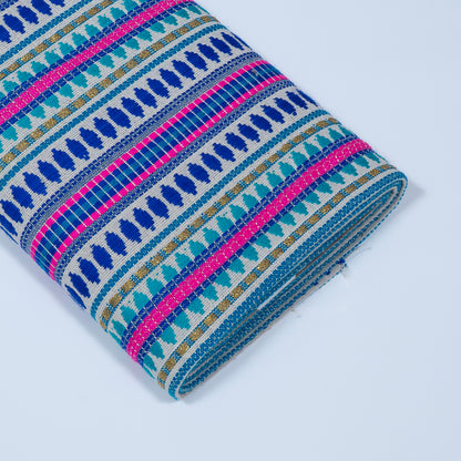 Blue Capsule Cotton Acrylic Jacquard | SKU: J-255