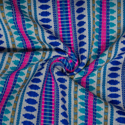 Blue Capsule Cotton Acrylic Jacquard | SKU: J-255