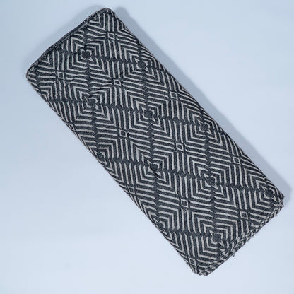Grey & White Cotton Jacquard | SKU: J-258