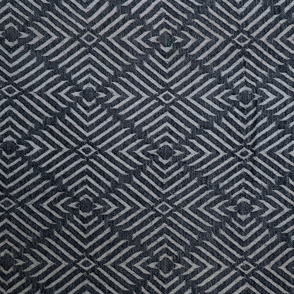 Grey & White Cotton Jacquard | SKU: J-258