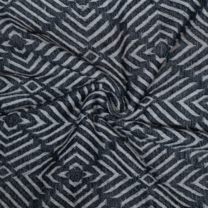 Grey & White Cotton Jacquard | SKU: J-258