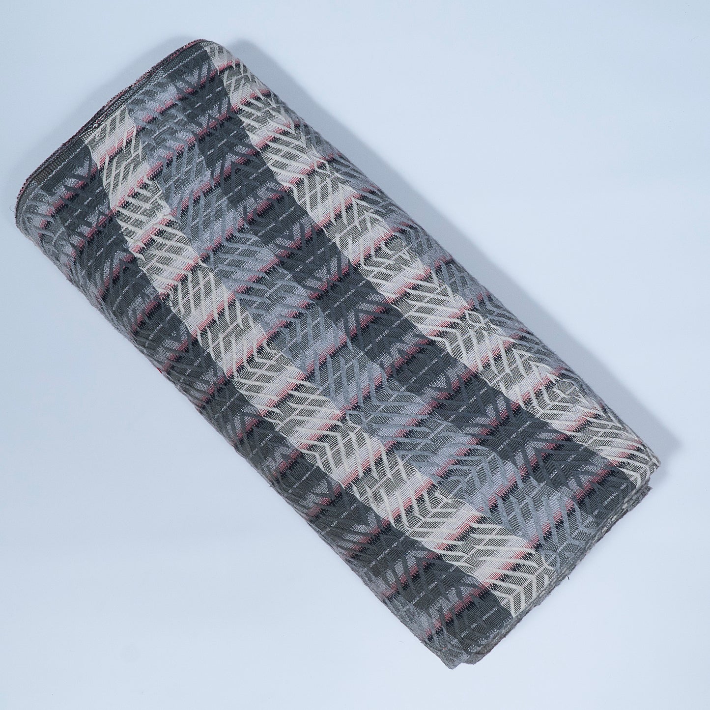 Grey & Green Cotton Jacquard (Sku: J-260)