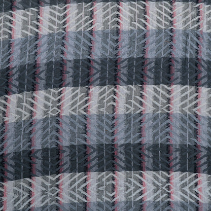 Grey & Green Cotton Jacquard | SKU: J-260