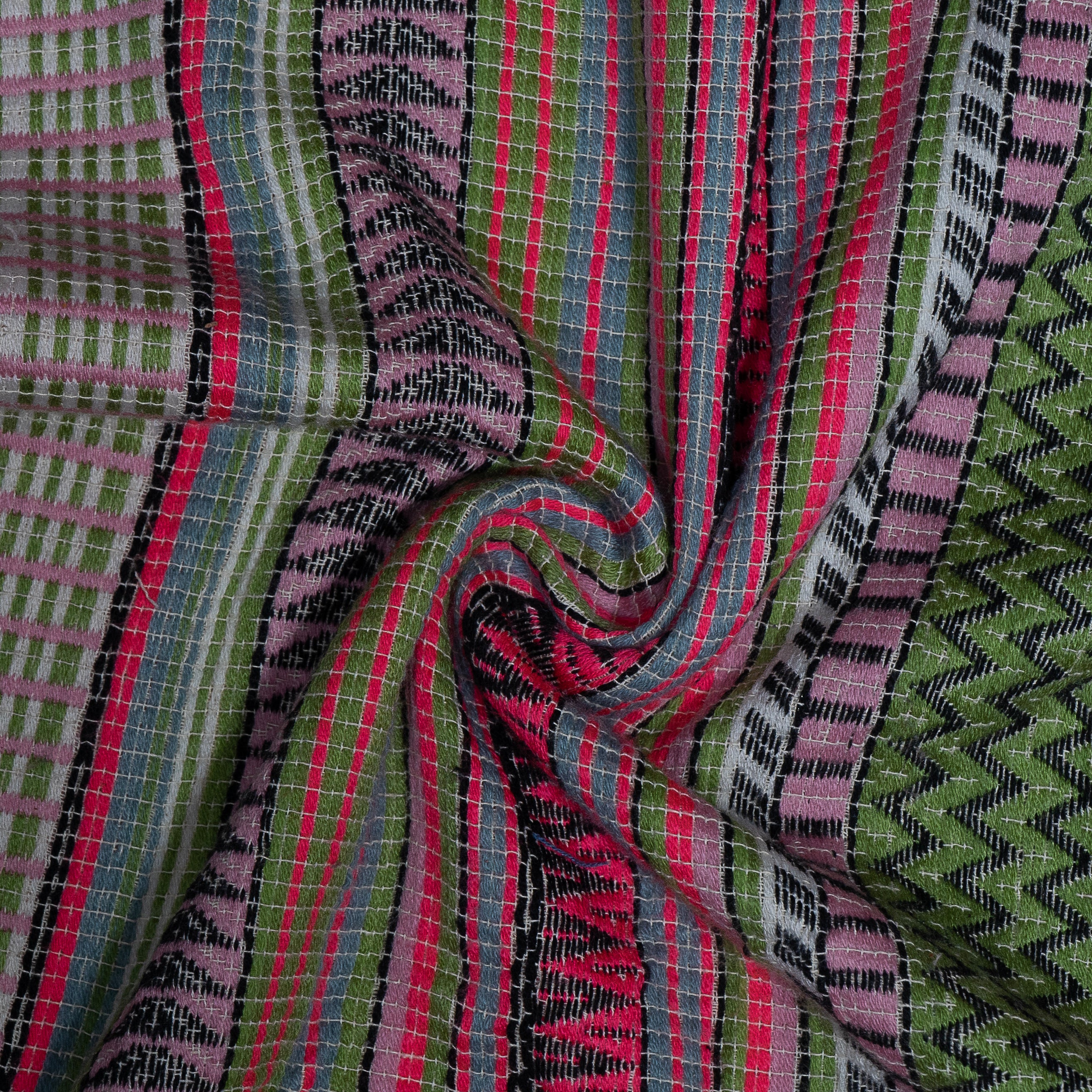 Multi Color Cotton Blend Jacquard (Sku: J-306)