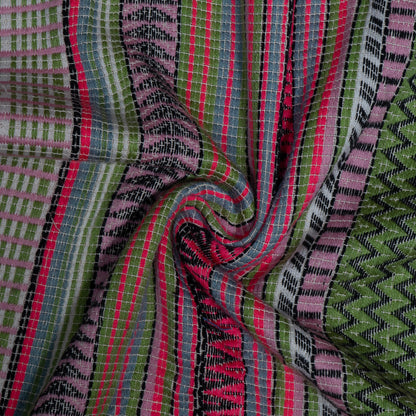 Multi Color Cotton Blend Jacquard | SKU: J-306
