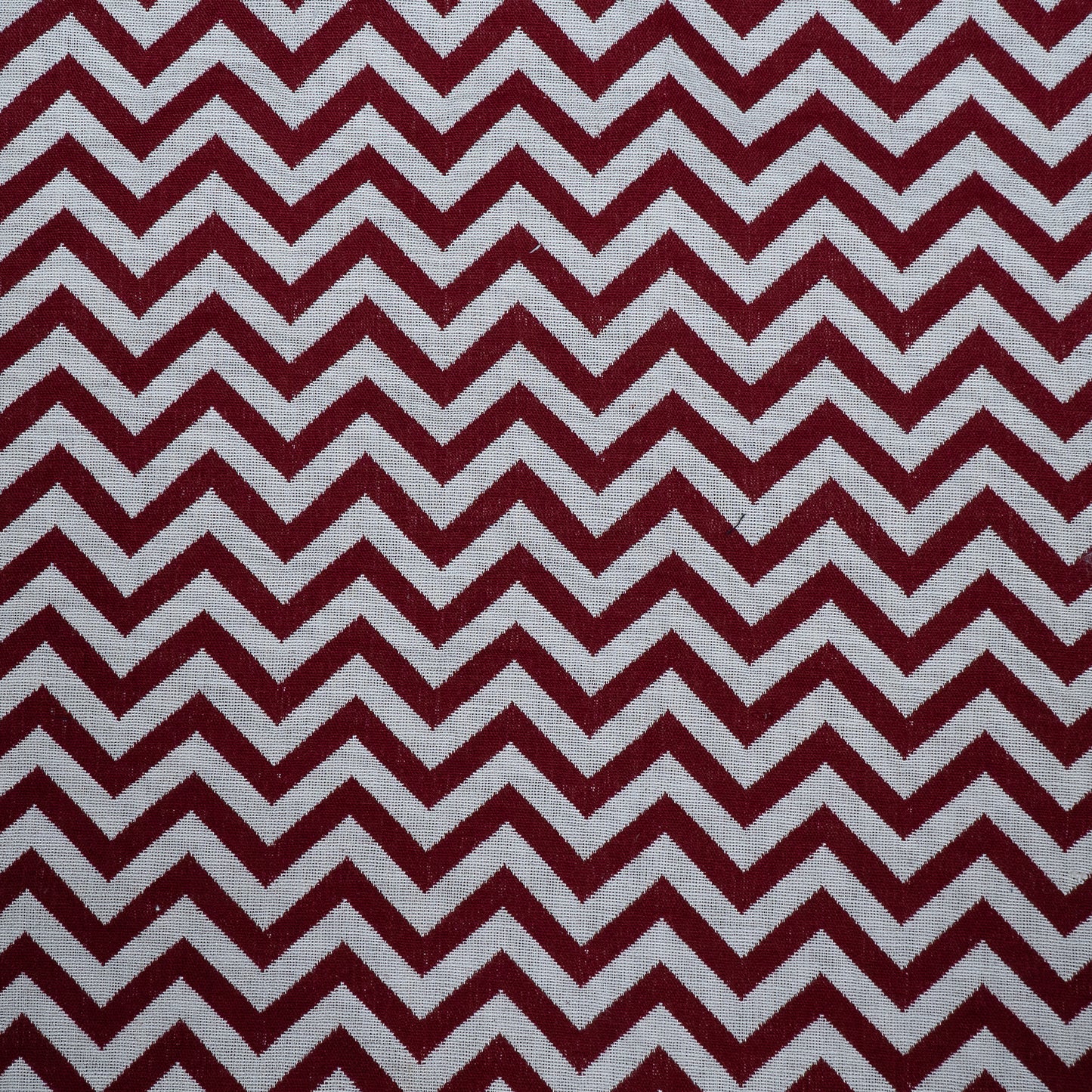 Red Chevron Cotton Jacquard (Sku: J-318)