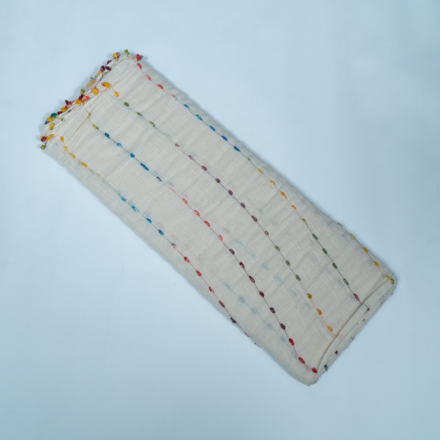 Off White Dobby Textured Cotton Jacquard | SKU: J-333