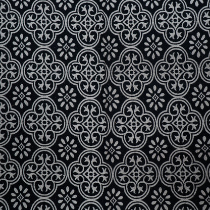 Black & White Cotton Jacquard | SKU: J-353