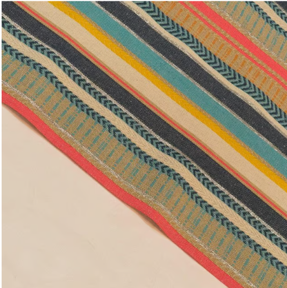 Multicolor Stripe Cotton Blend Jacquard | SKU: J-358