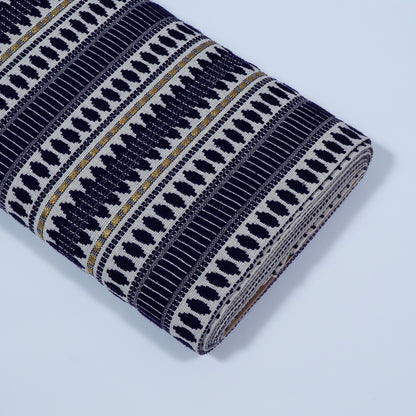 Navy Blue Capsule Cotton Blend Jacquard | SKU: J-359