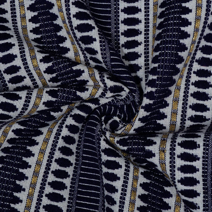 Navy Blue Capsule Cotton Blend Jacquard | SKU: J-359
