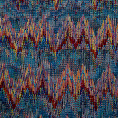 Multi Color Chevron Cotton Blend Jacquard | SKU: J-361