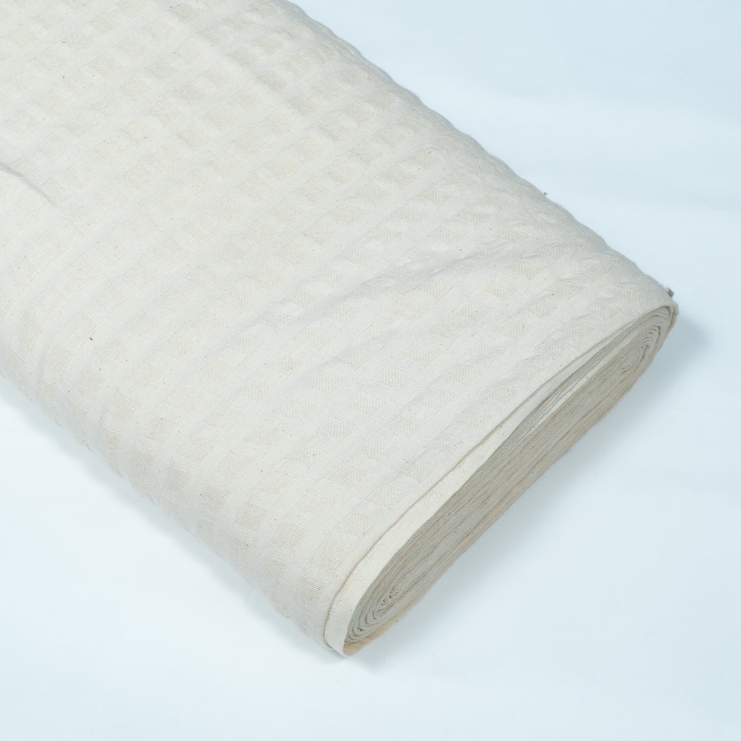 Off White Textured Cotton Jacquard | SKU: J-400